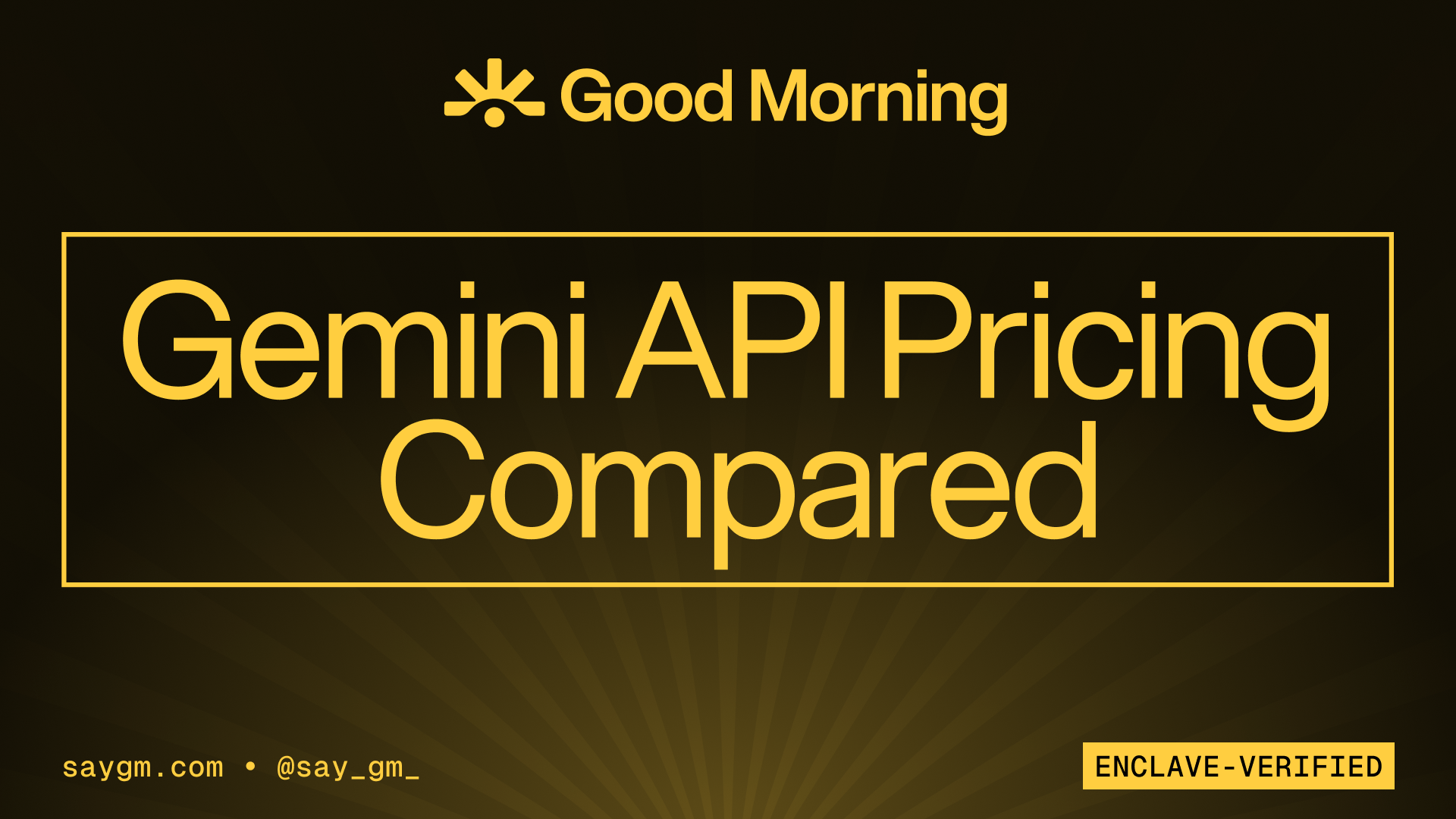 Gemini API Pricing Compared