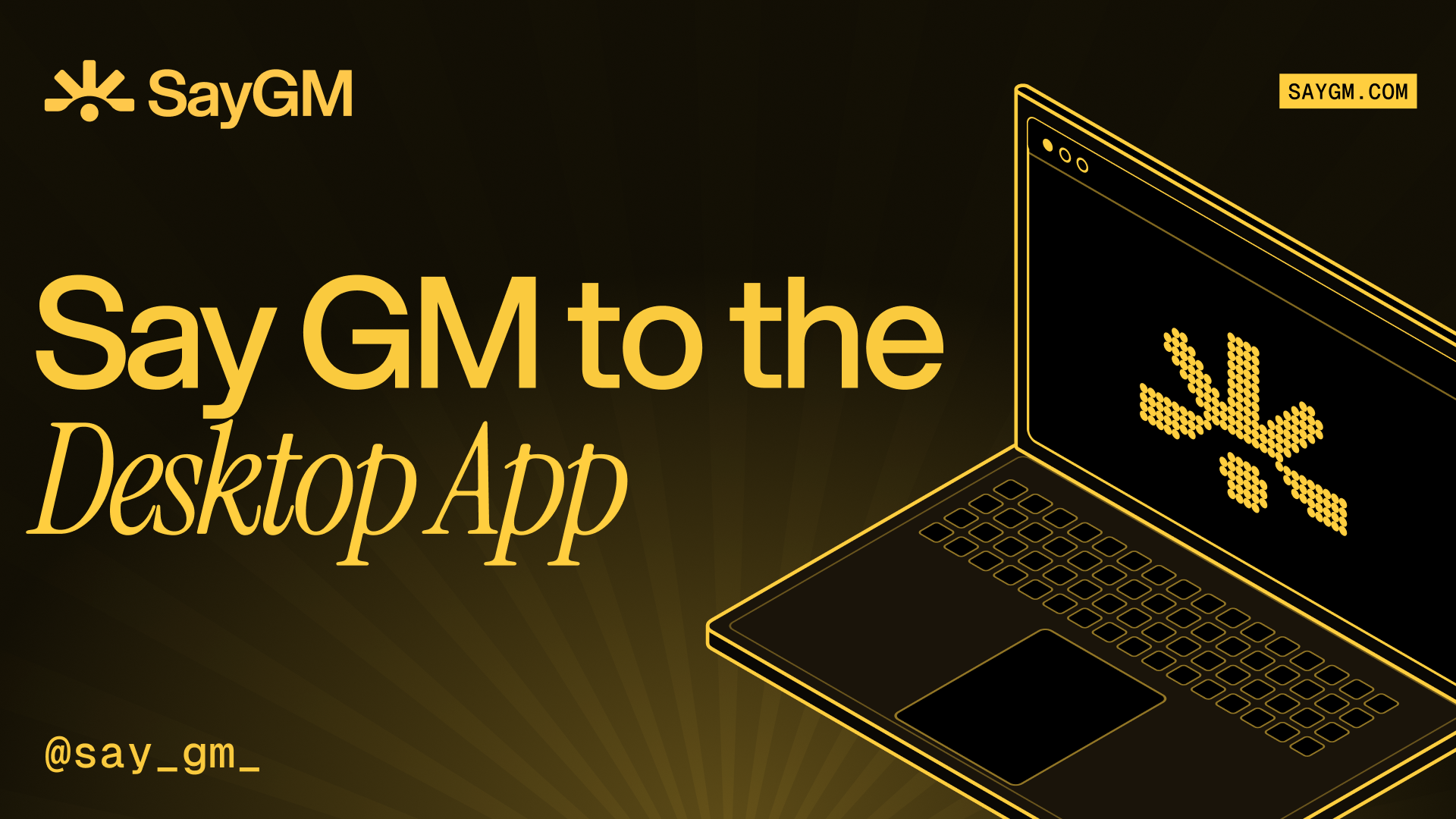 SayGm's new Desktop app which serves as one AI assistant app for many LLM models.